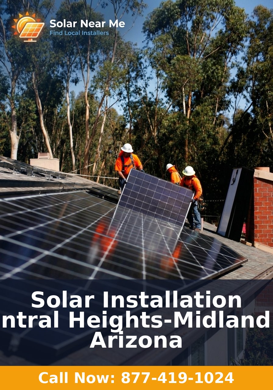 Solar Installation in Central Heights-Midland City, Arizona - Professional solar panel installation services