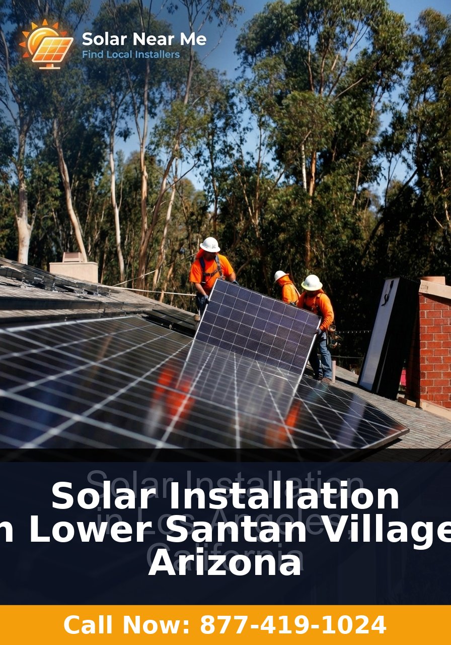 Solar Installation in Lower Santan Village, Arizona - Professional solar panel installation services