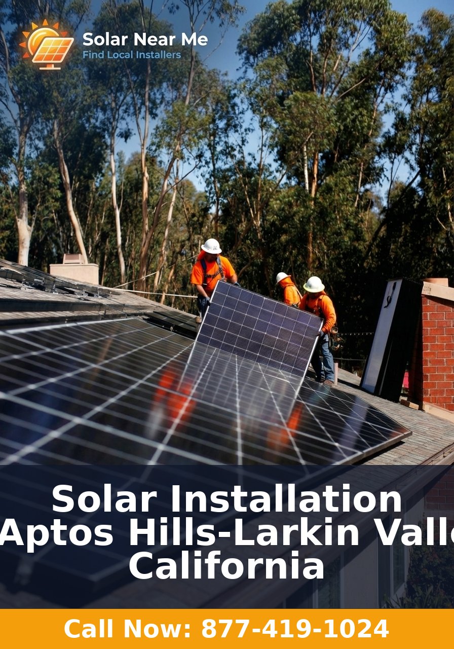 Solar Installation in Aptos Hills-Larkin Valley, California - Professional solar panel installation services