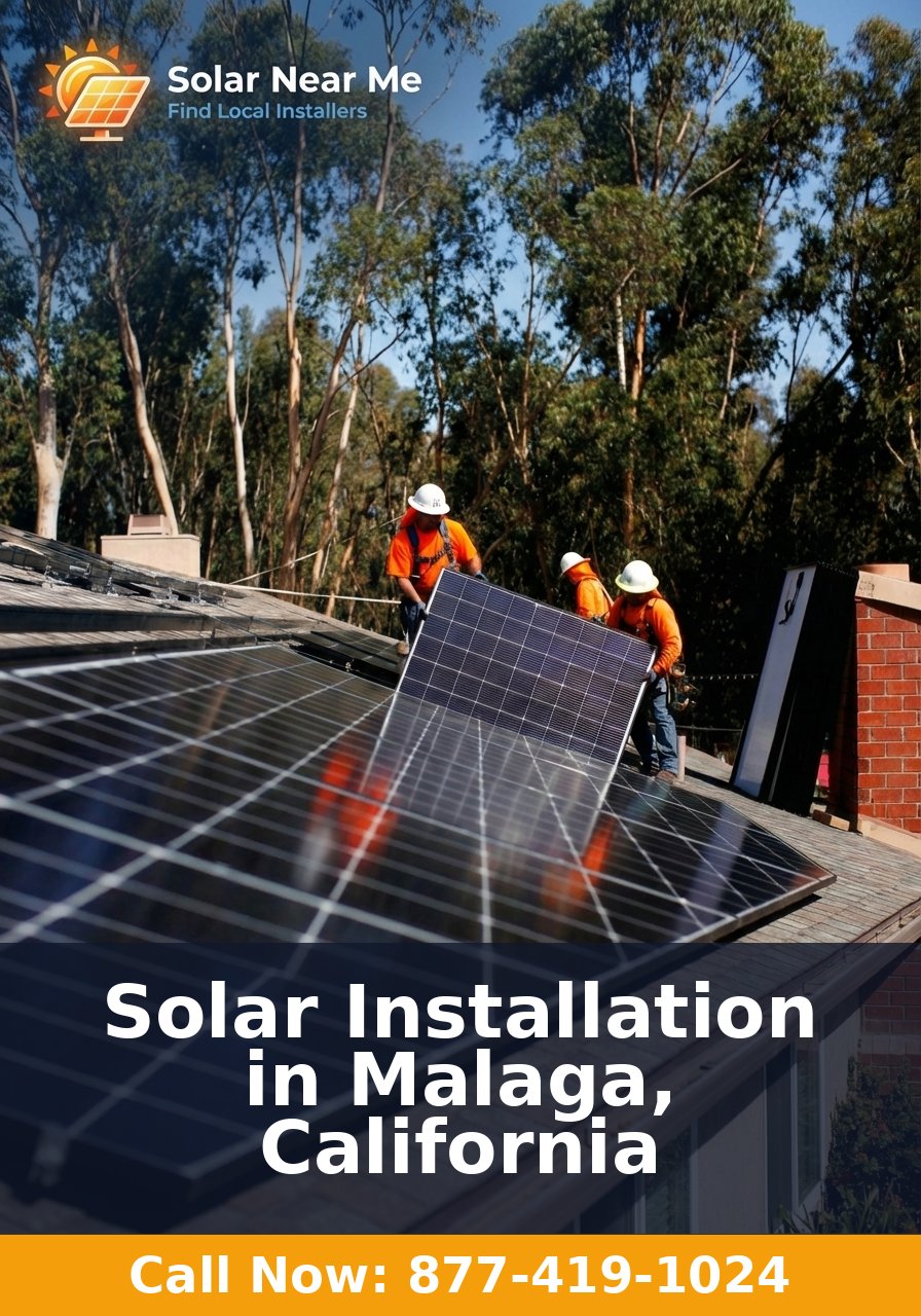 Solar Installation in Malaga, California - Professional solar panel installation services