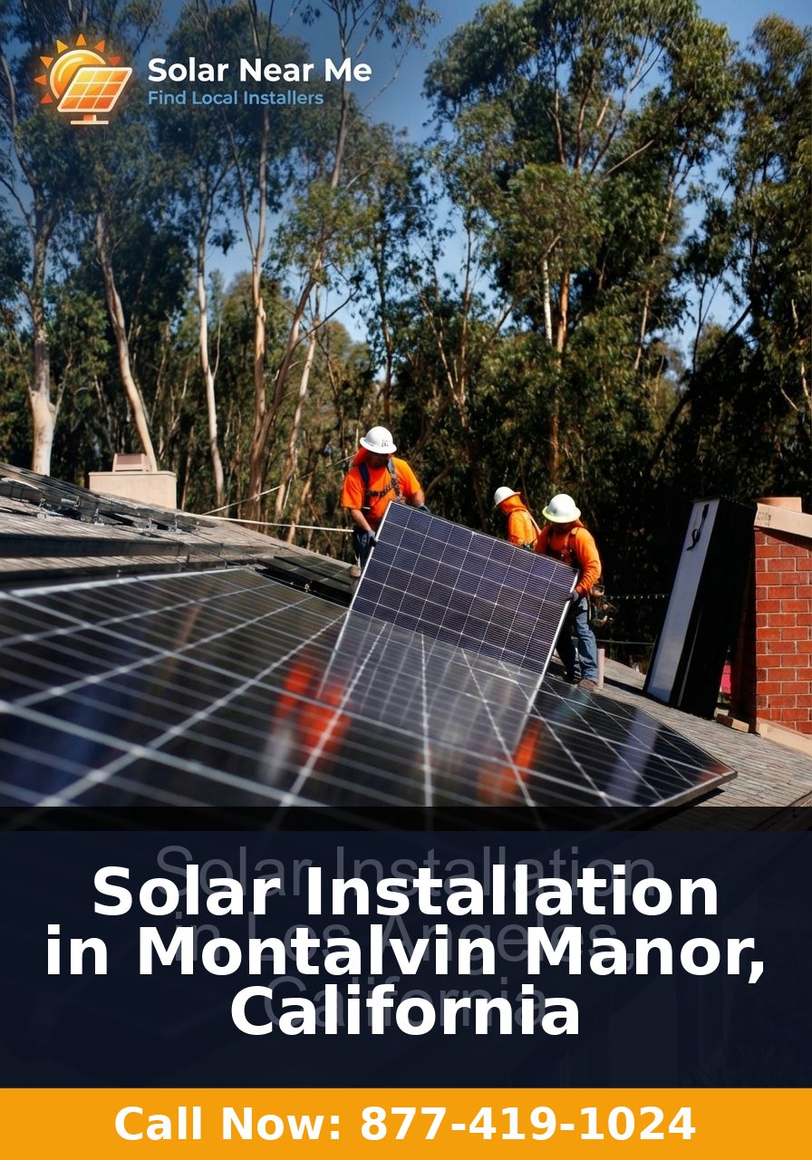 Solar Installation in Montalvin Manor, California - Professional solar panel installation services
