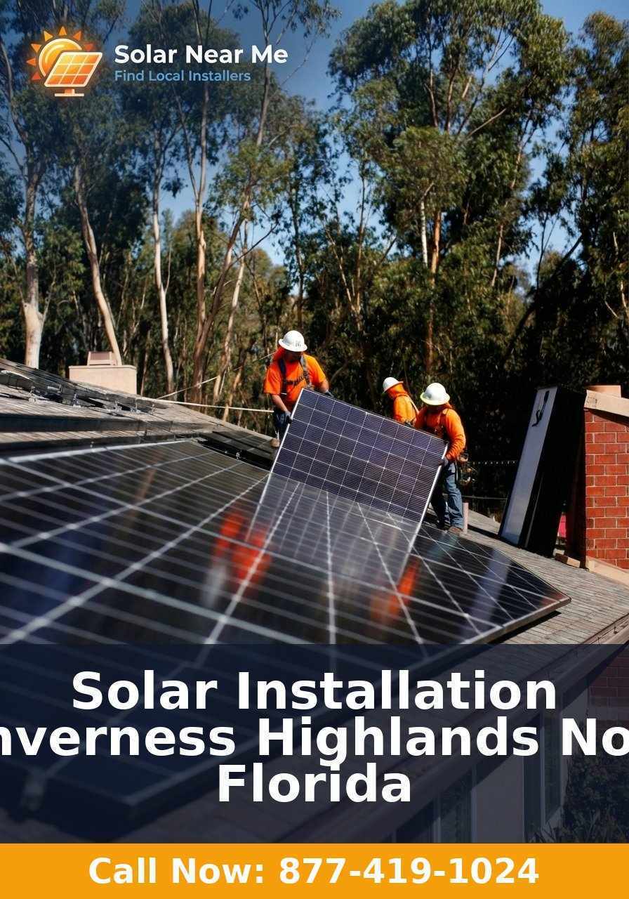 Solar Installation in Inverness Highlands North, Florida - Professional solar panel installation services