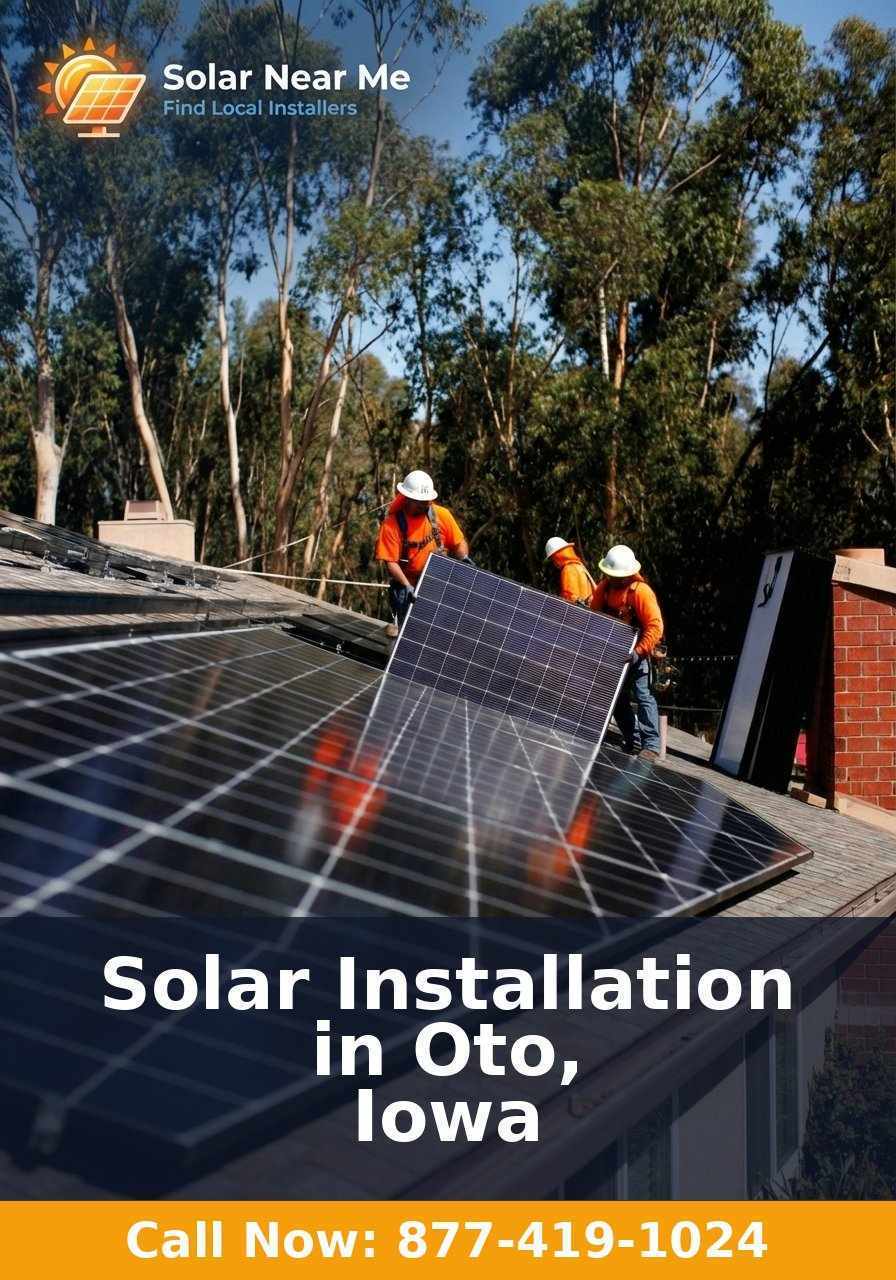Solar Installation in Oto, Iowa - Professional solar panel installation services