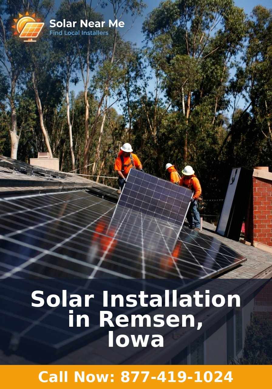 Solar Installation in Remsen, Iowa - Professional solar panel installation services