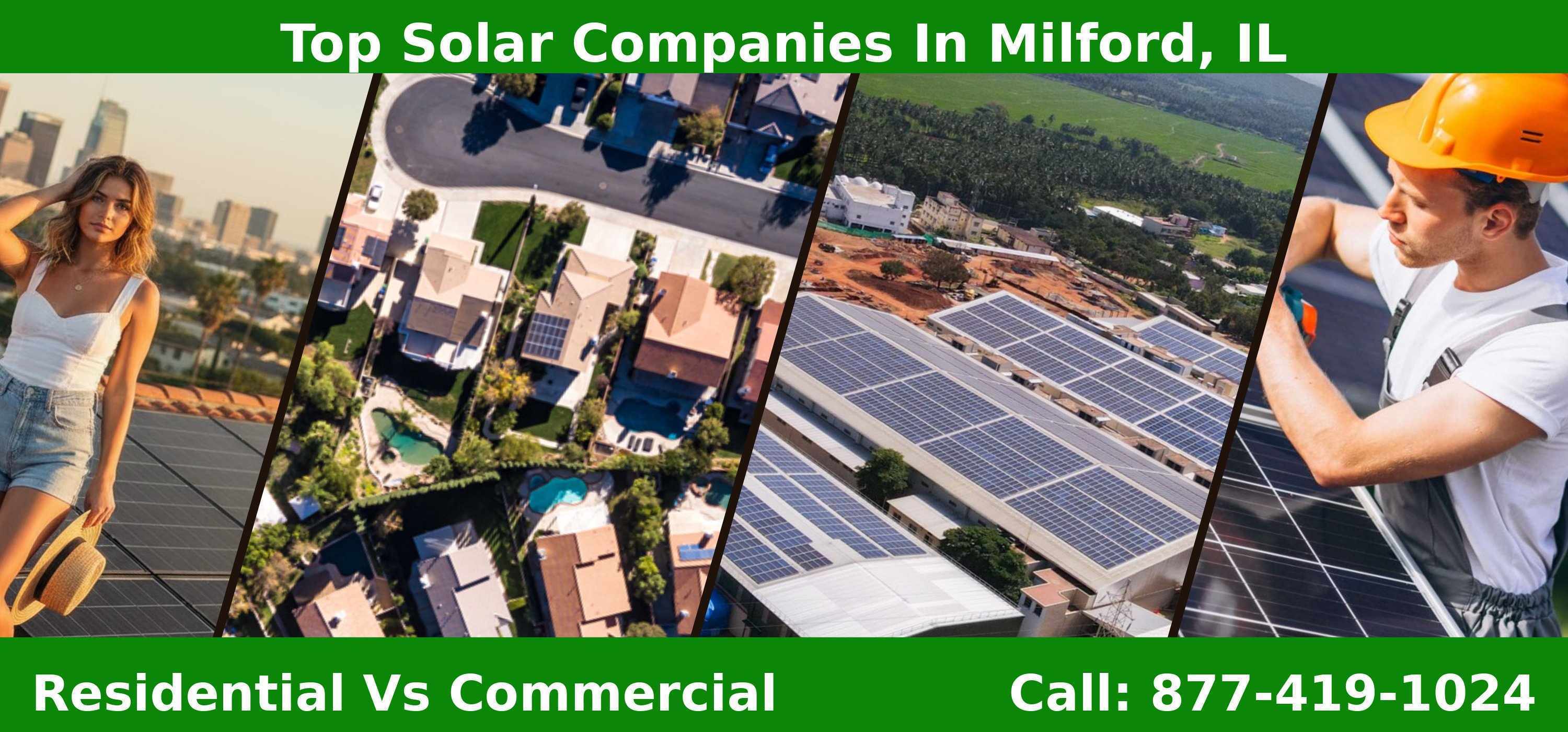 Top Solar Companies in Milford, IL - Residential vs Commercial