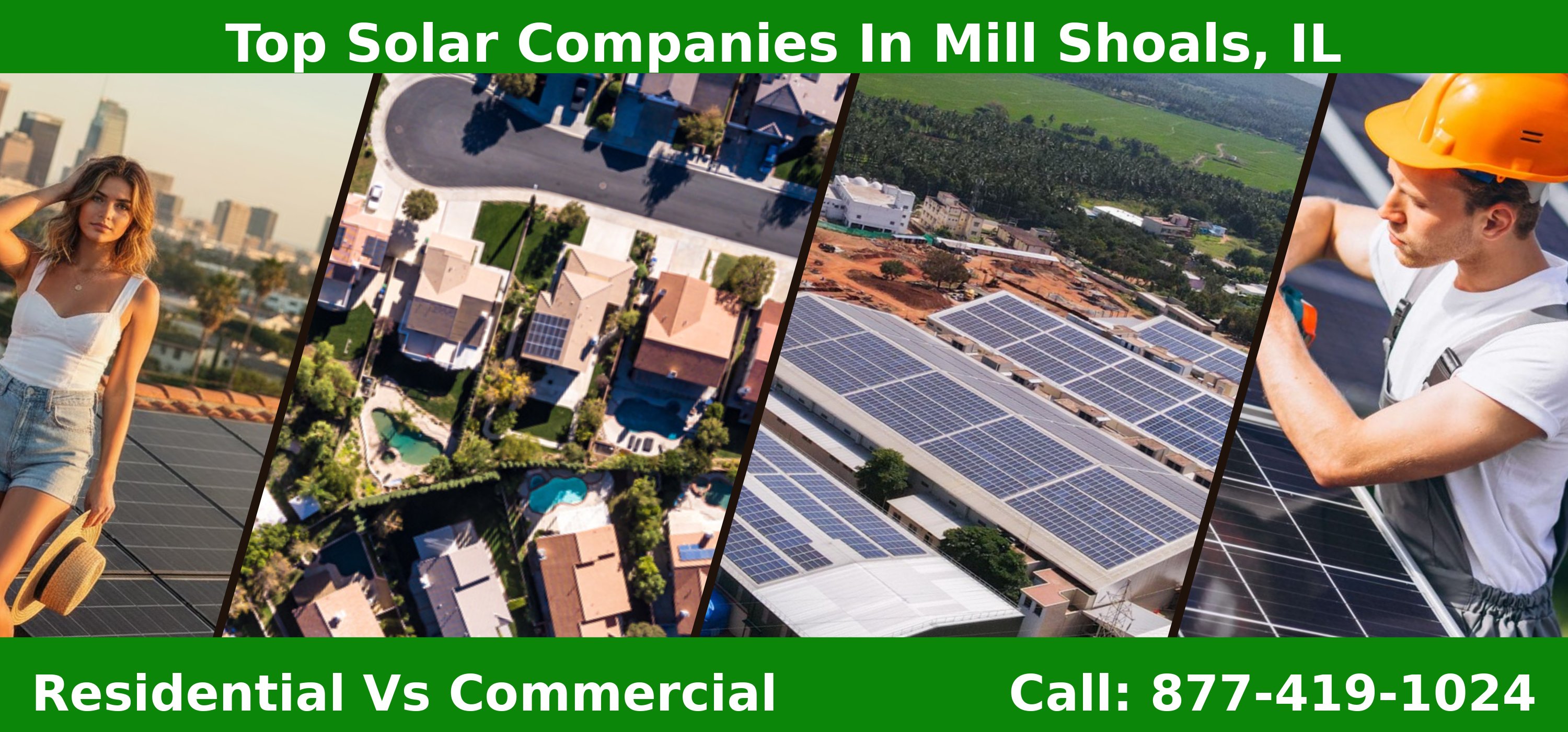 Top Solar Companies in Mill Shoals, IL - Residential vs Commercial