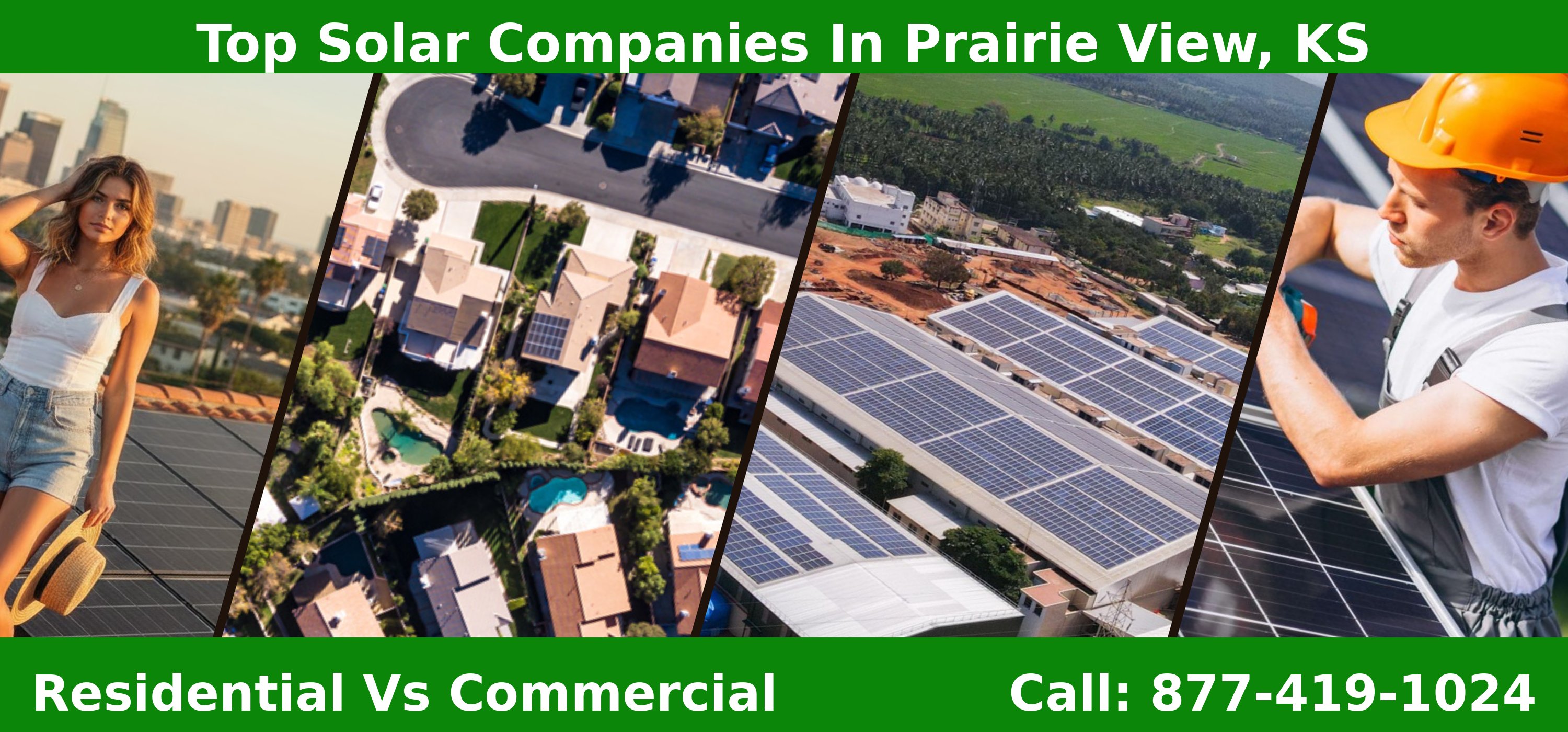 Top Solar Companies in Prairie View, KS - Residential vs Commercial