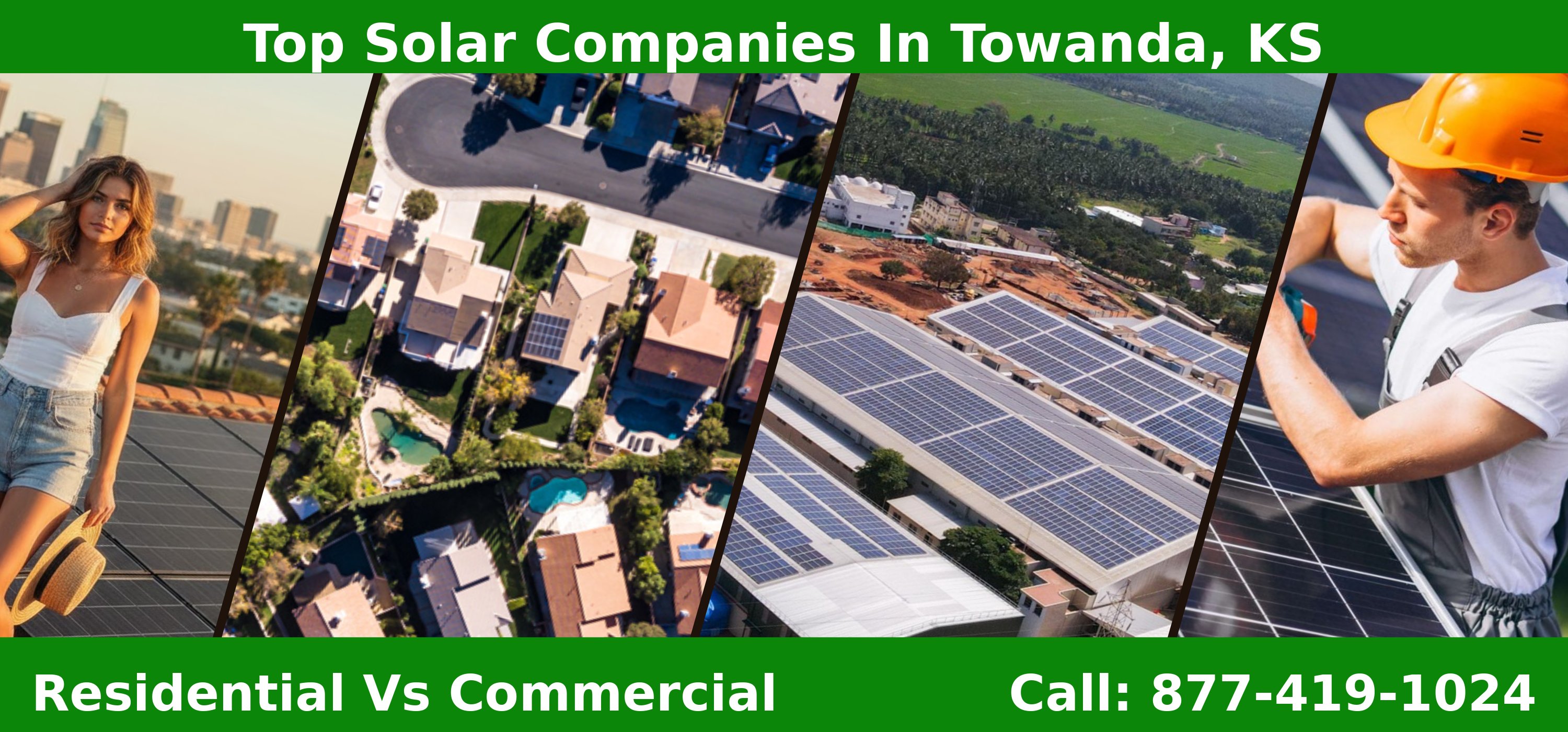 Top Solar Companies in Towanda, KS - Residential vs Commercial