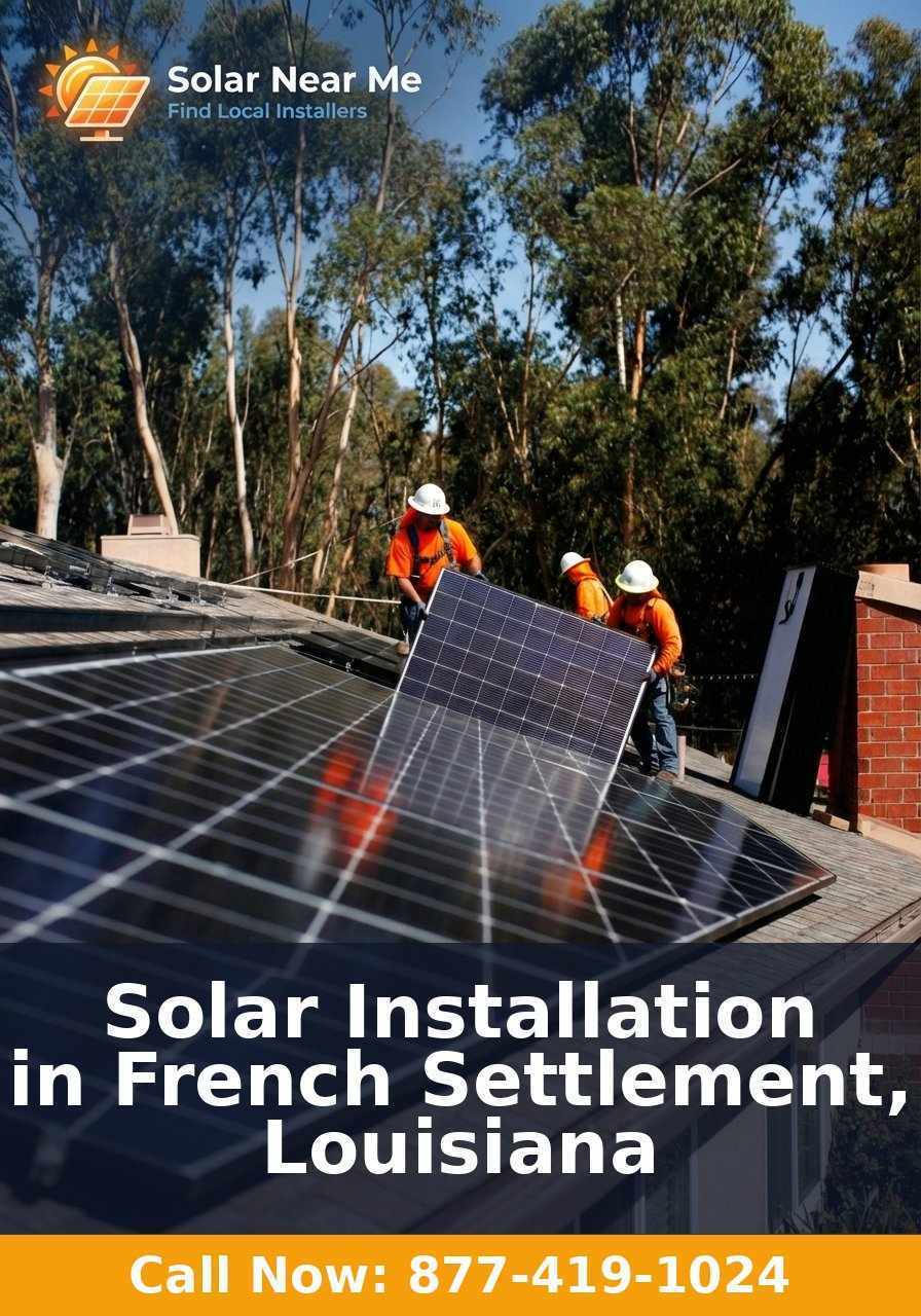 Solar Installation in French Settlement, Louisiana - Professional solar panel installation services