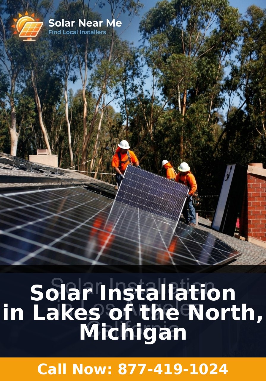 Solar Installation in Lakes of the North, Michigan - Professional solar panel installation services