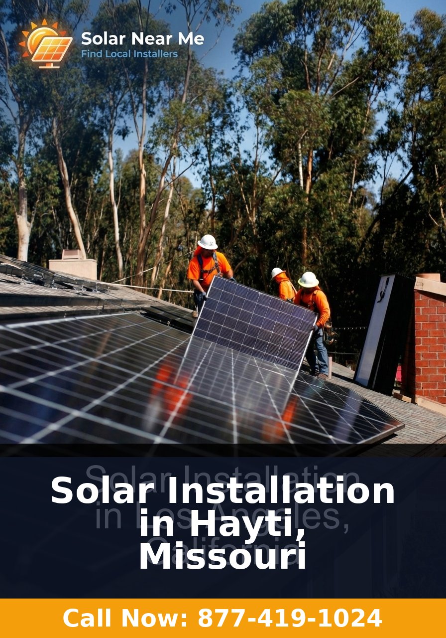 Solar Installation in Hayti, Missouri - Professional solar panel installation services