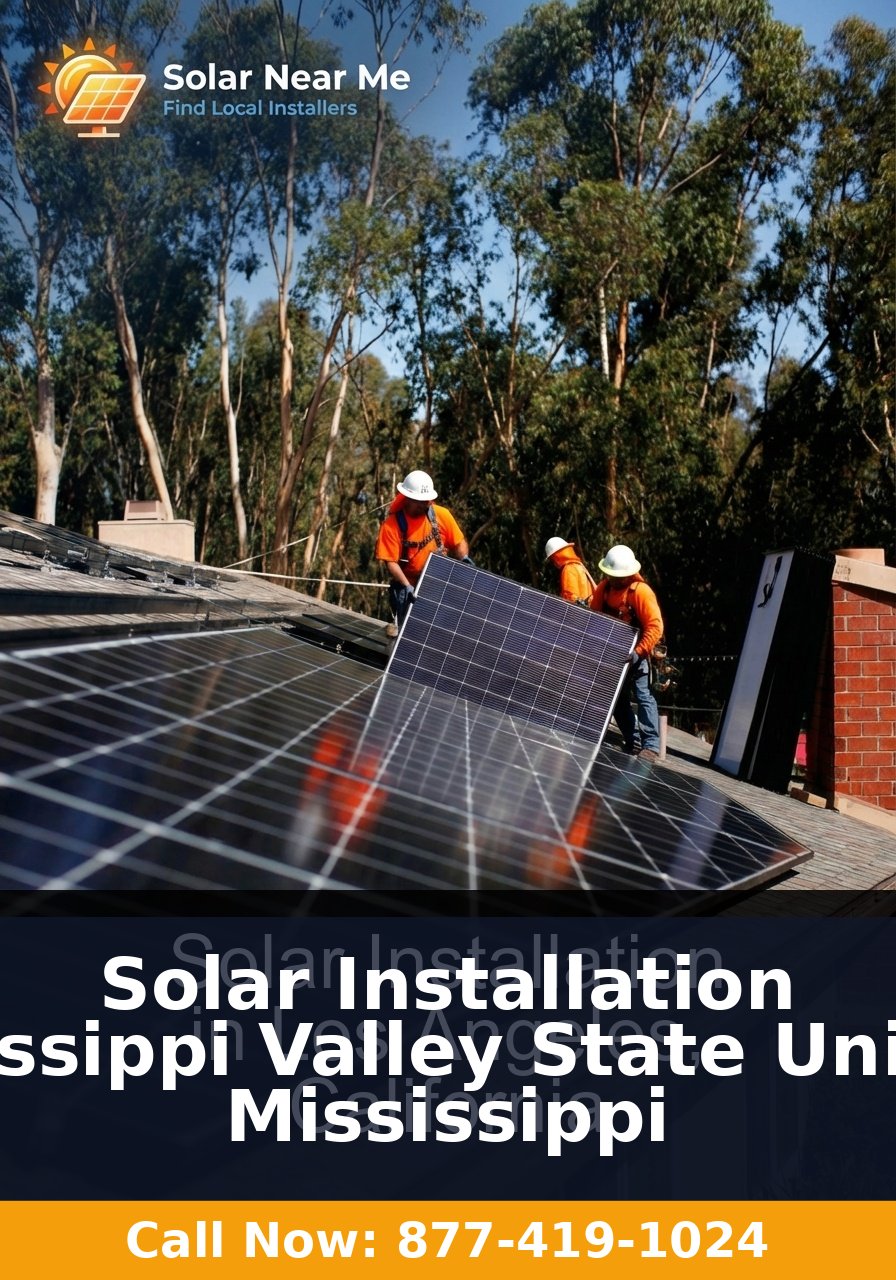 Solar Installation in Mississippi Valley State University, Mississippi - Professional solar panel installation services