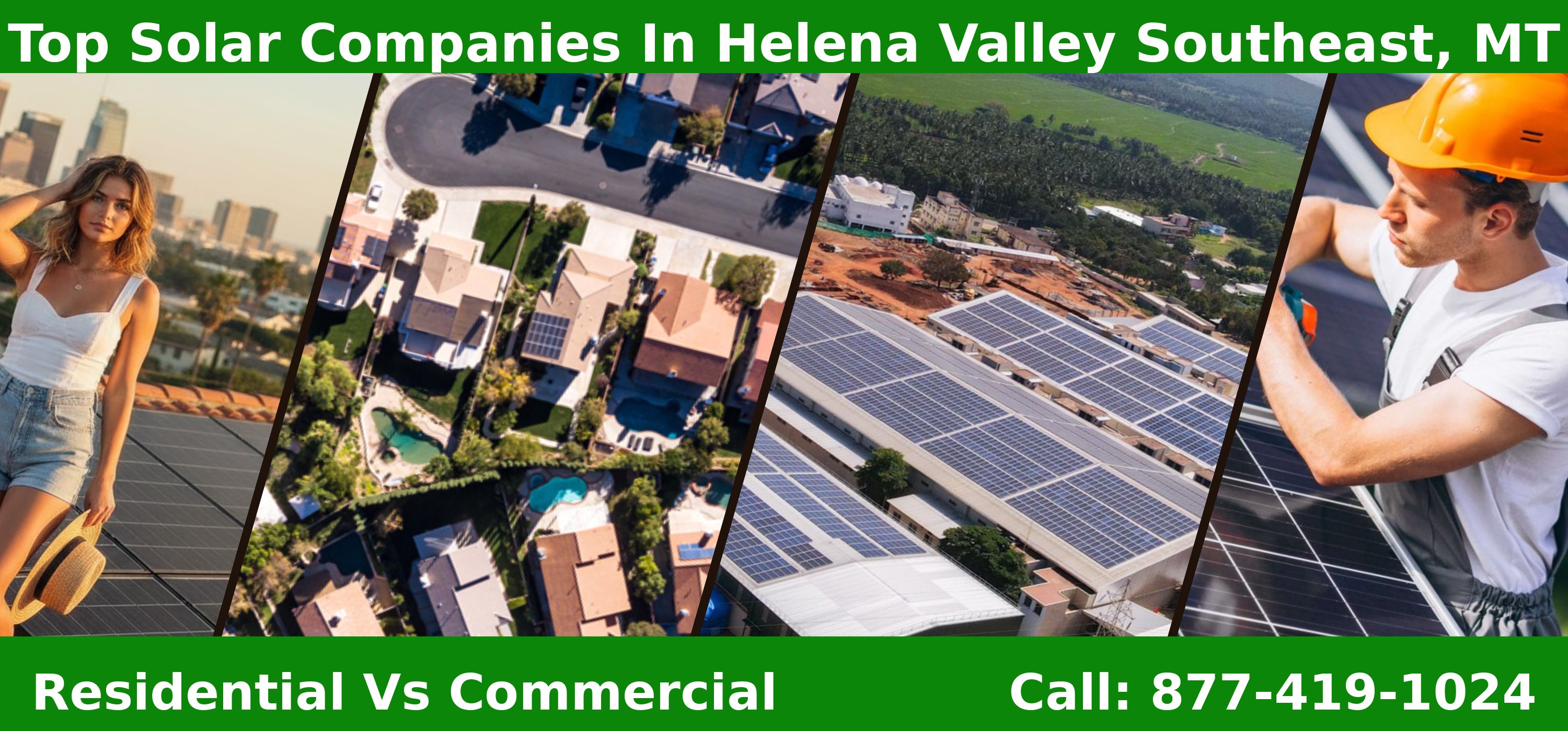 Top Solar Companies in Helena Valley Southeast, MT - Residential vs Commercial