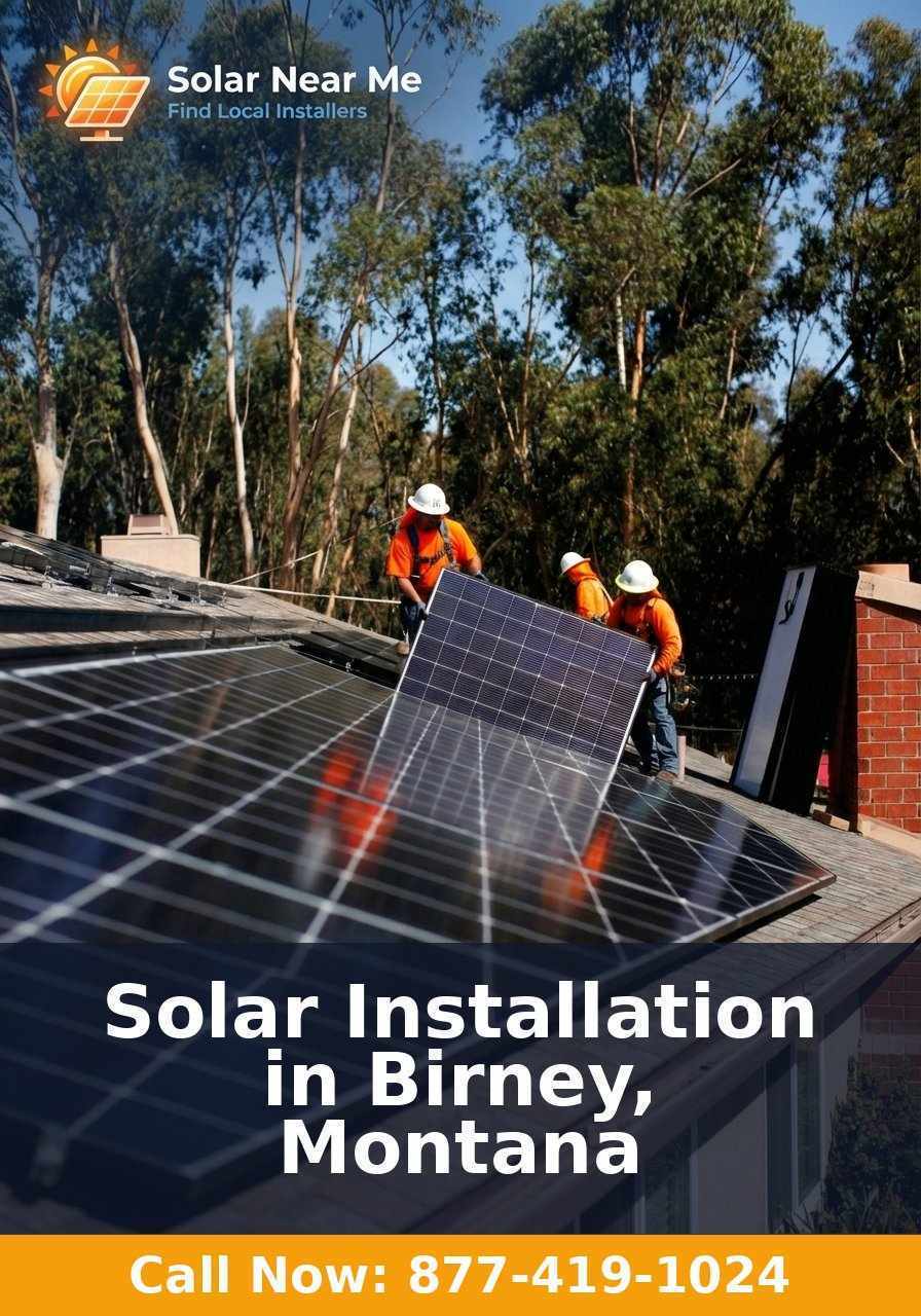Solar Installation in Birney, Montana - Professional solar panel installation services