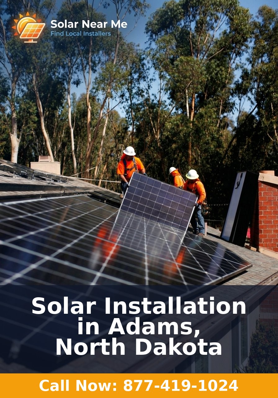 Solar Installation in Adams, North Dakota - Professional solar panel installation services