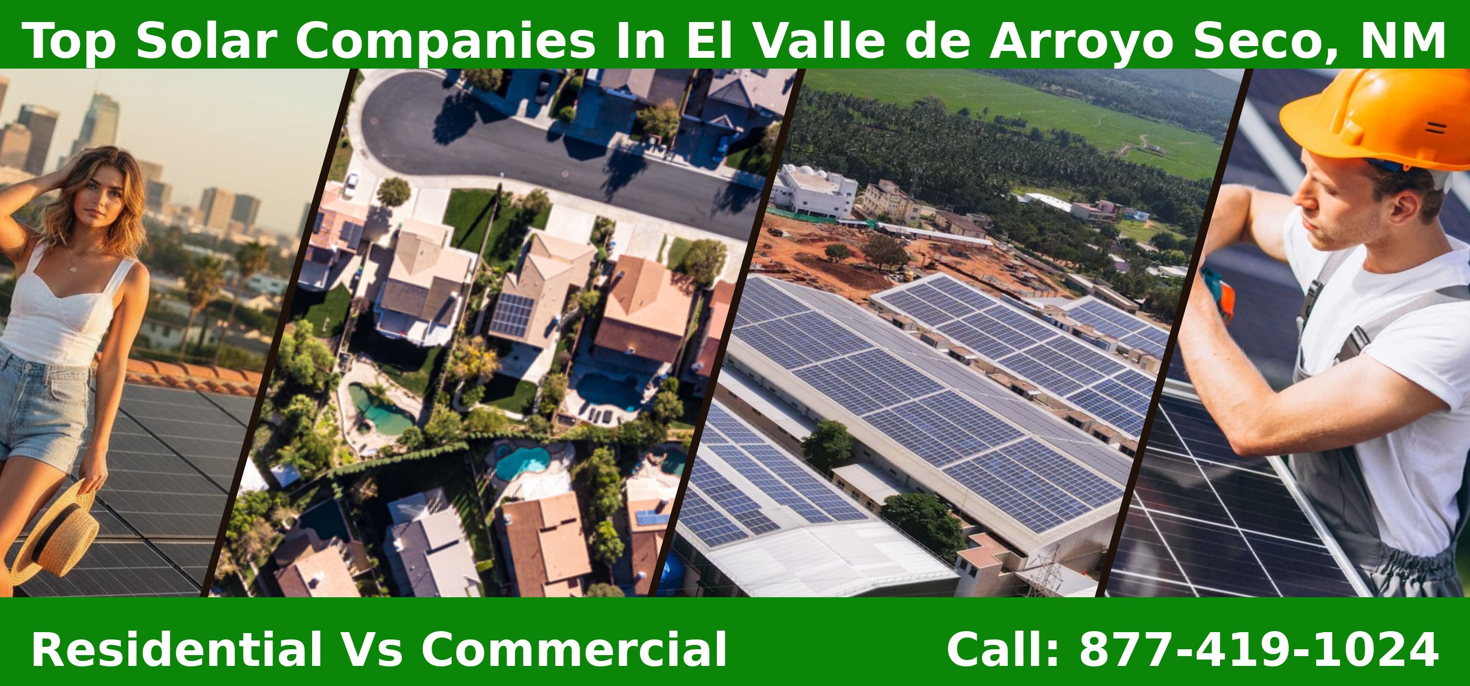 Top Solar Companies in El Valle de Arroyo Seco, NM - Residential vs Commercial