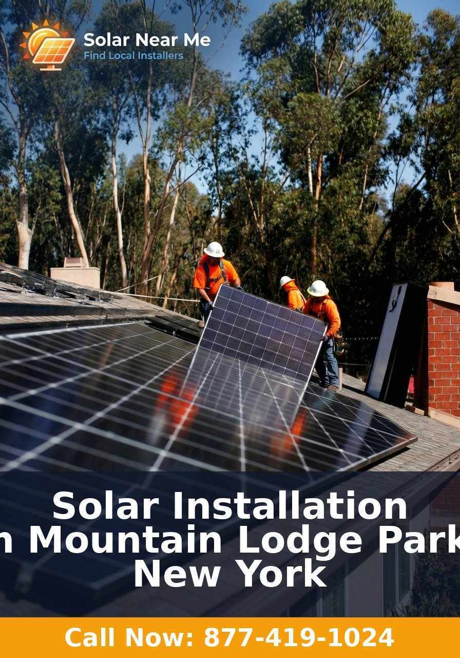 Solar Installation in Mountain Lodge Park, New York - Professional solar panel installation services