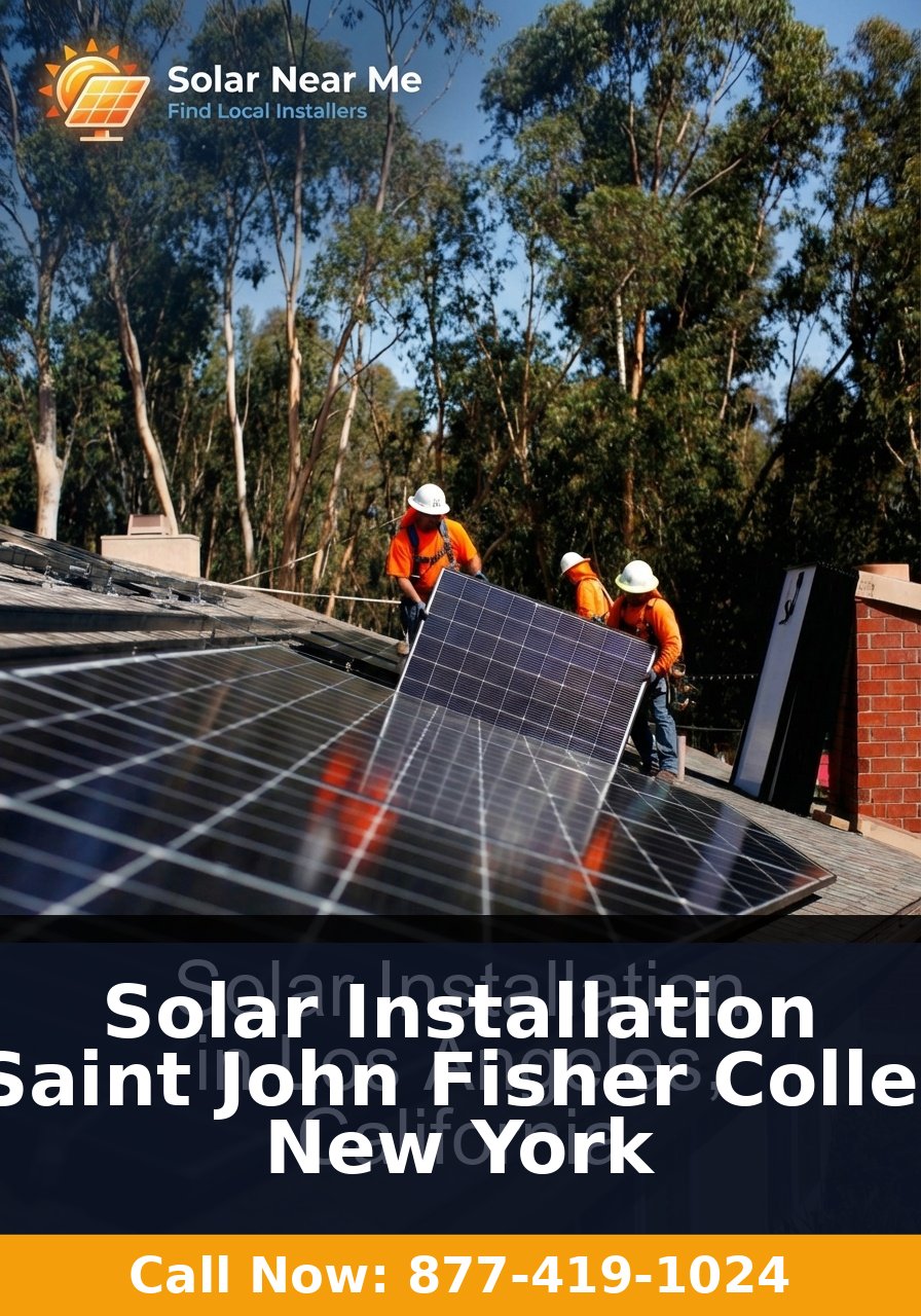 Solar Installation in Saint John Fisher College, New York - Professional solar panel installation services