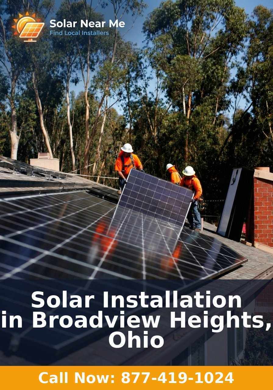 Solar Installation in Broadview Heights, Ohio - Professional solar panel installation services