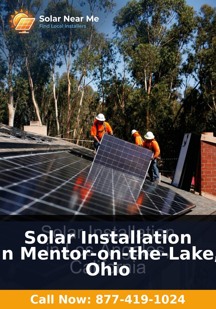 Solar Installation in Mentor-on-the-Lake, Ohio - Professional solar panel installation services