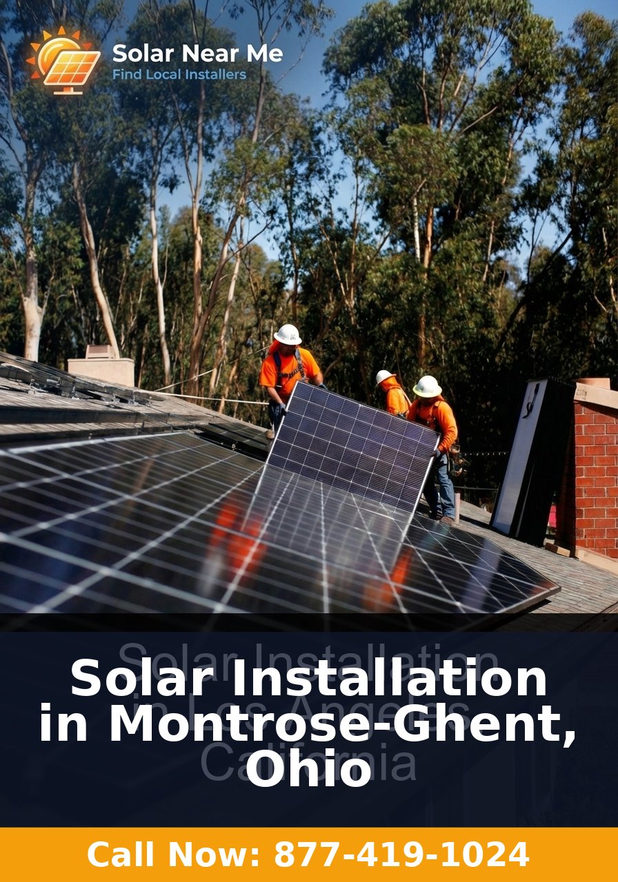 Solar Installation in Montrose-Ghent, Ohio - Professional solar panel installation services