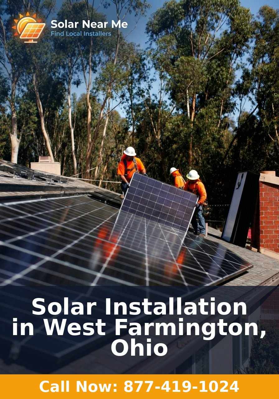 Solar Installation in West Farmington, Ohio - Professional solar panel installation services
