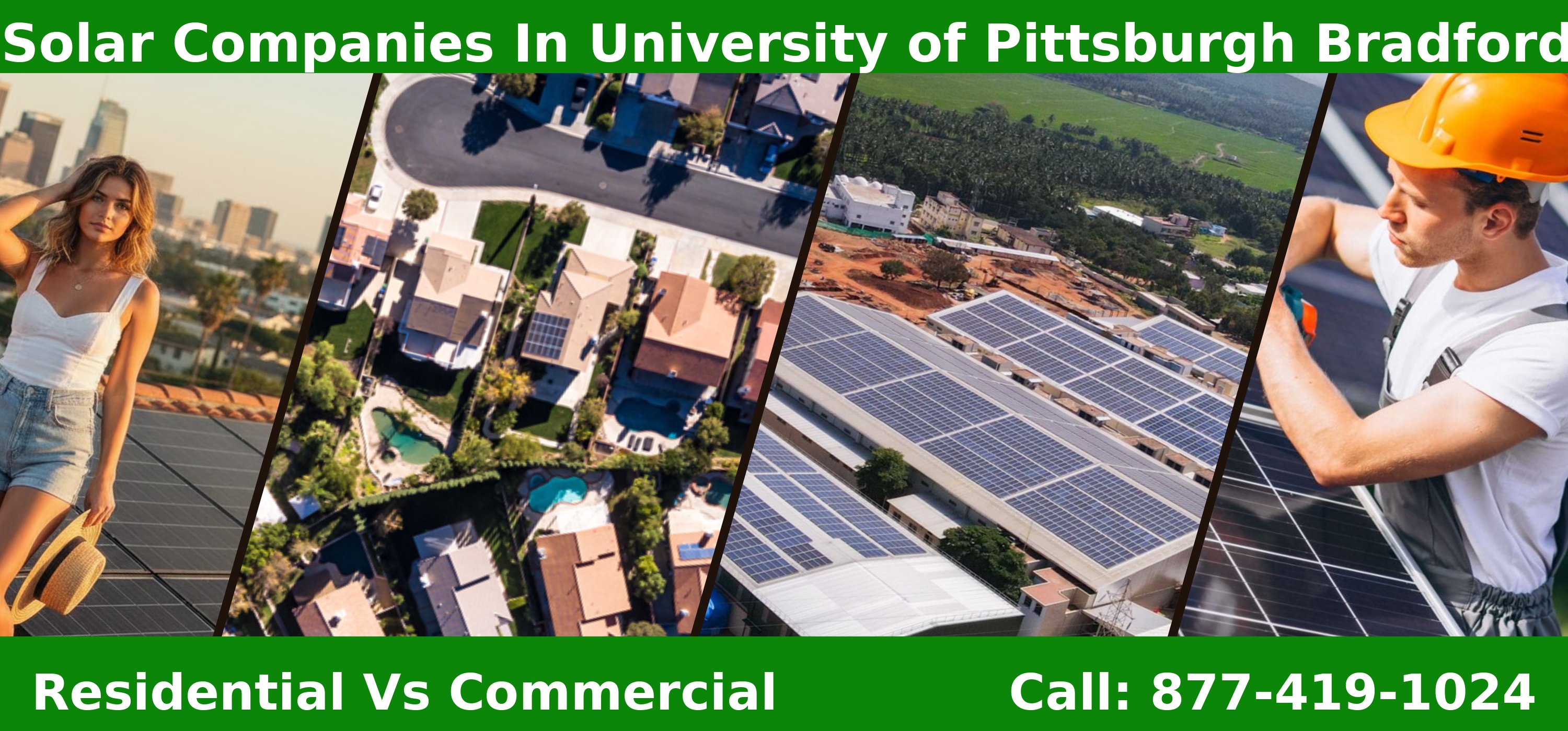 Top Solar Companies in University of Pittsburgh Bradford, PA - Residential vs Commercial