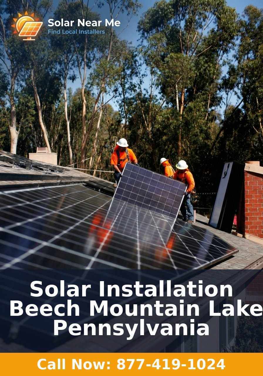 Solar Installation in Beech Mountain Lakes, Pennsylvania - Professional solar panel installation services