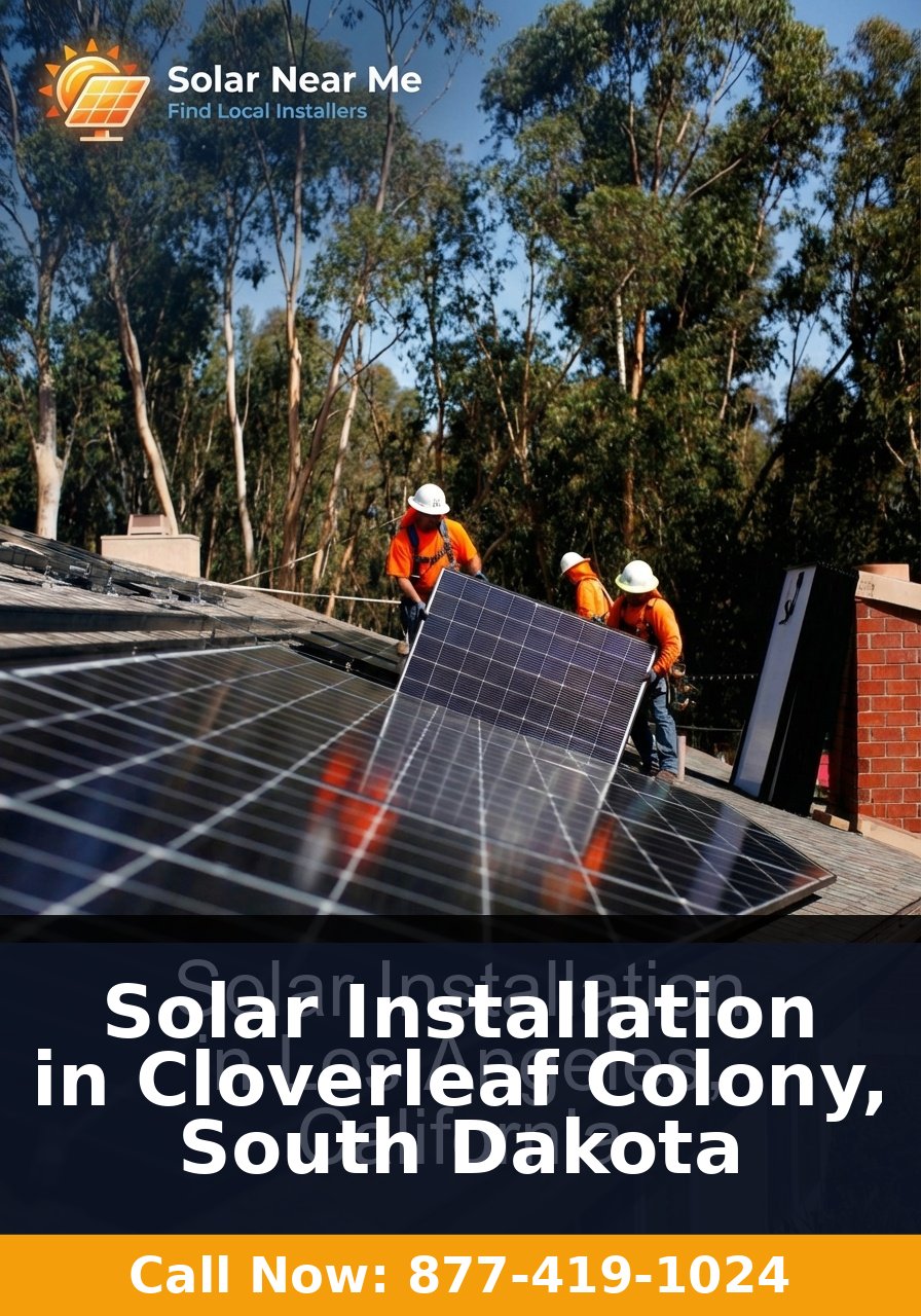 Solar Installation in Cloverleaf Colony, South Dakota - Professional solar panel installation services
