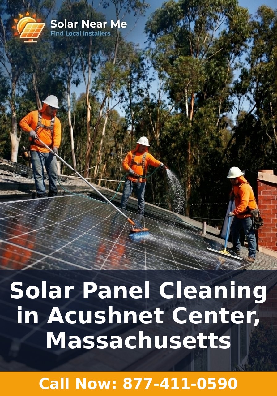 Solar Panel Cleaning in Acushnet Center, Massachusetts