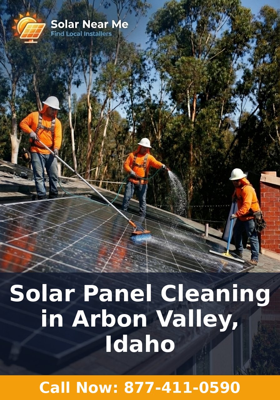Solar Panel Cleaning in Arbon Valley, Idaho