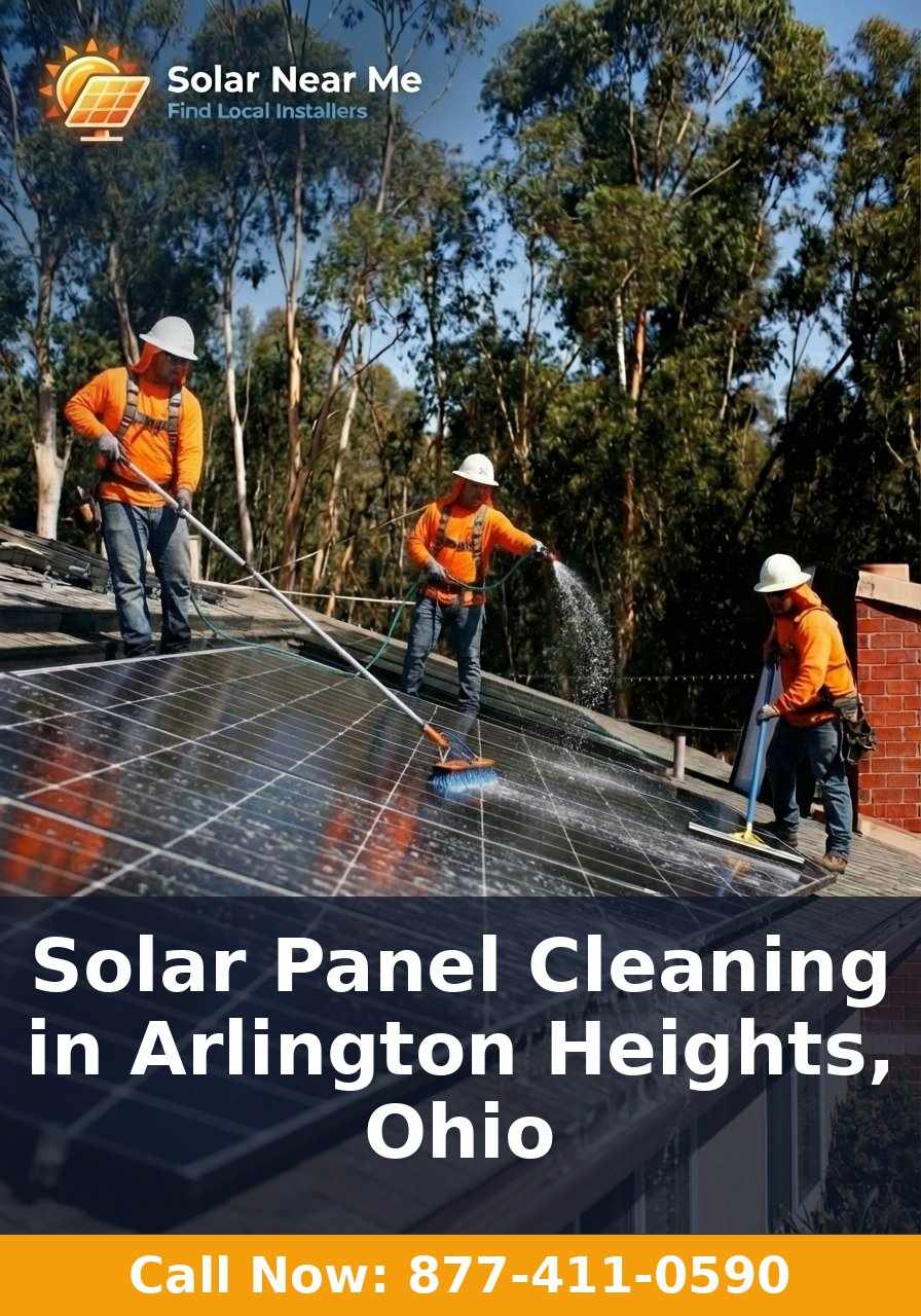 Solar Panel Cleaning in Arlington Heights, Ohio