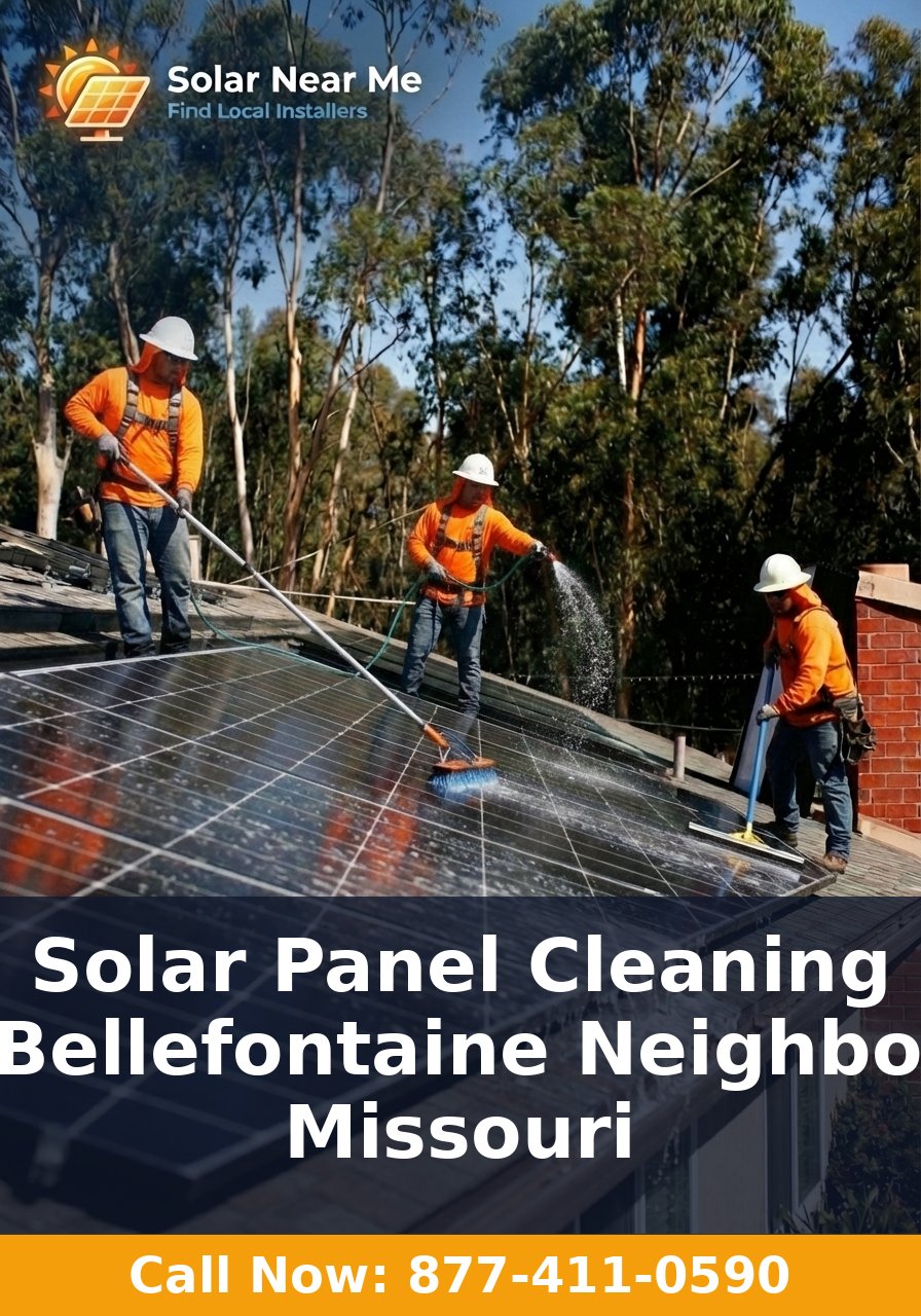 Solar Panel Cleaning in Bellefontaine Neighbors, Missouri