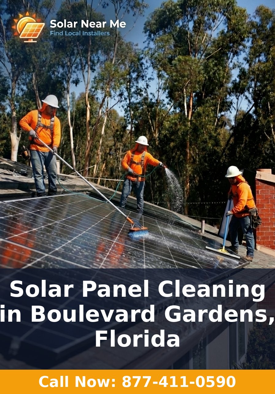 Solar Panel Cleaning in Boulevard Gardens, Florida