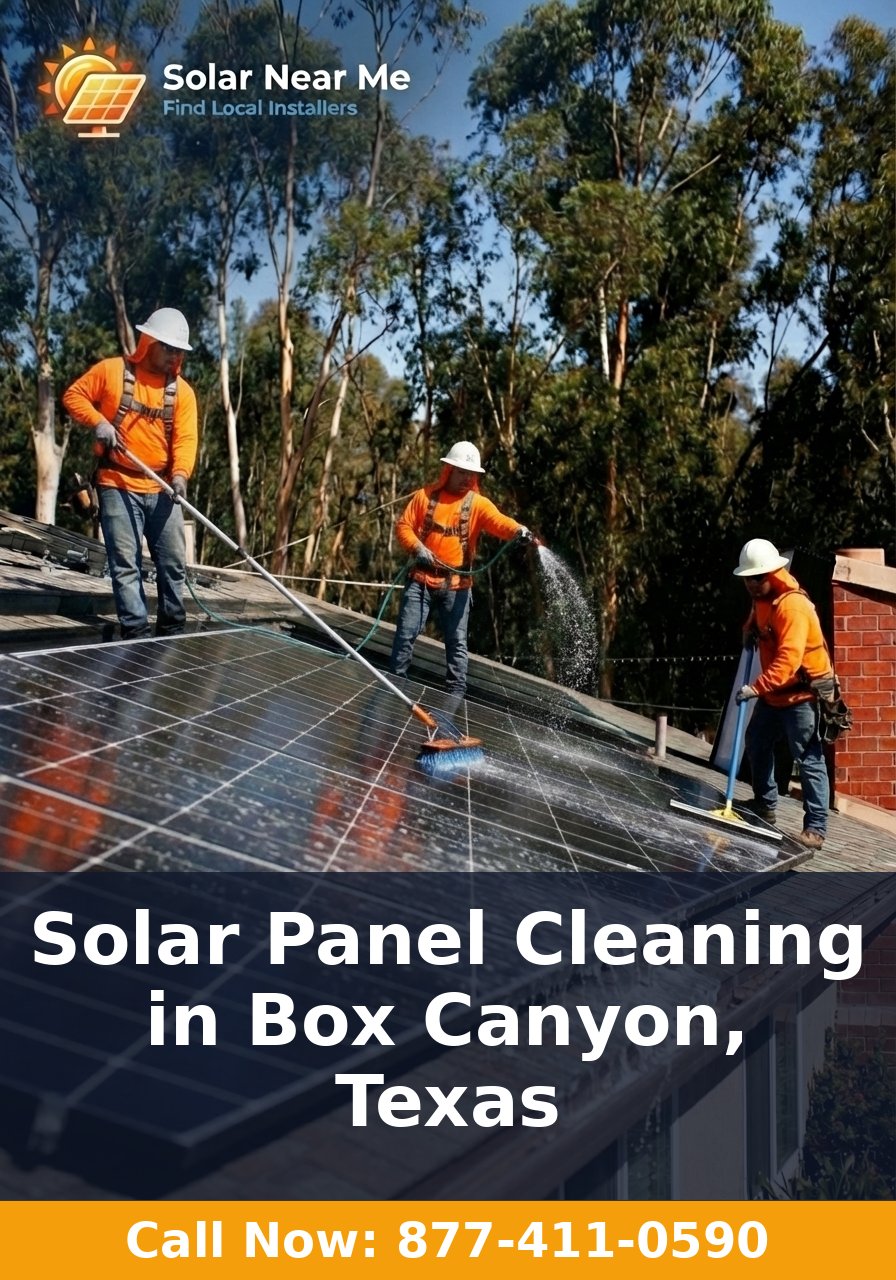 Solar Panel Cleaning in Box Canyon, Texas