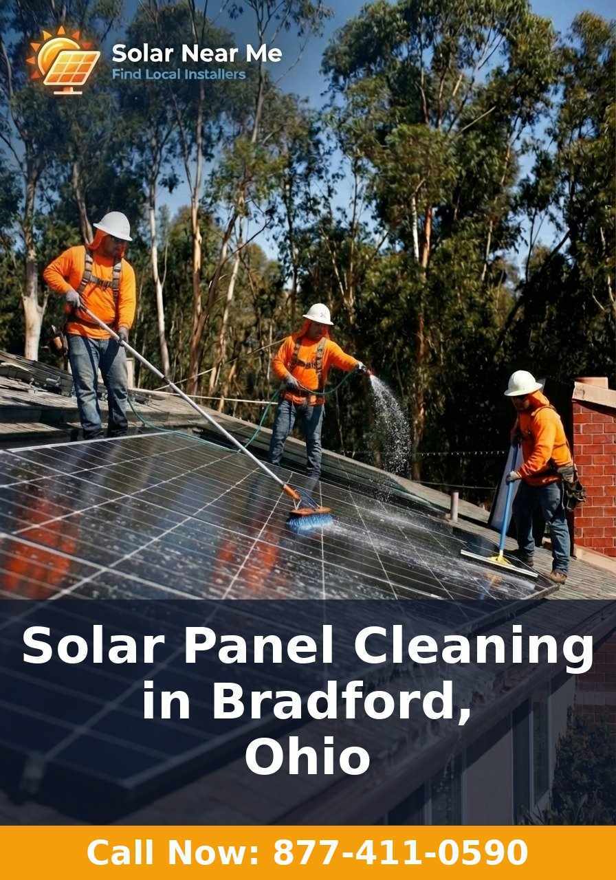 Solar Panel Cleaning in Bradford, Ohio