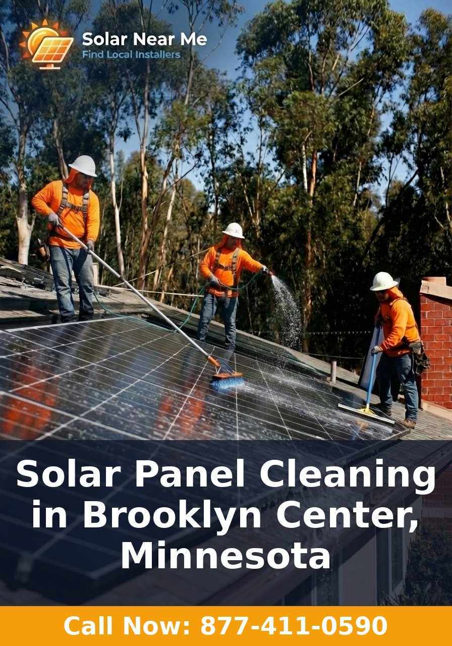 Solar Panel Cleaning in Brooklyn Center, Minnesota