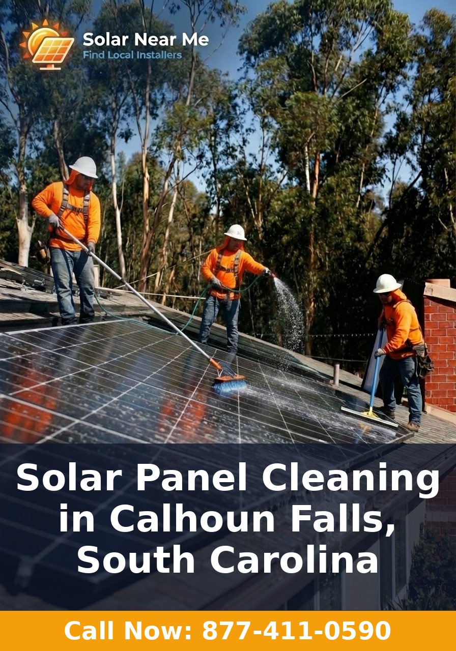 Solar Panel Cleaning in Calhoun Falls, South Carolina