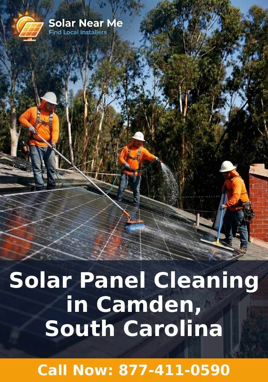 Solar Panel Cleaning in Camden, South Carolina