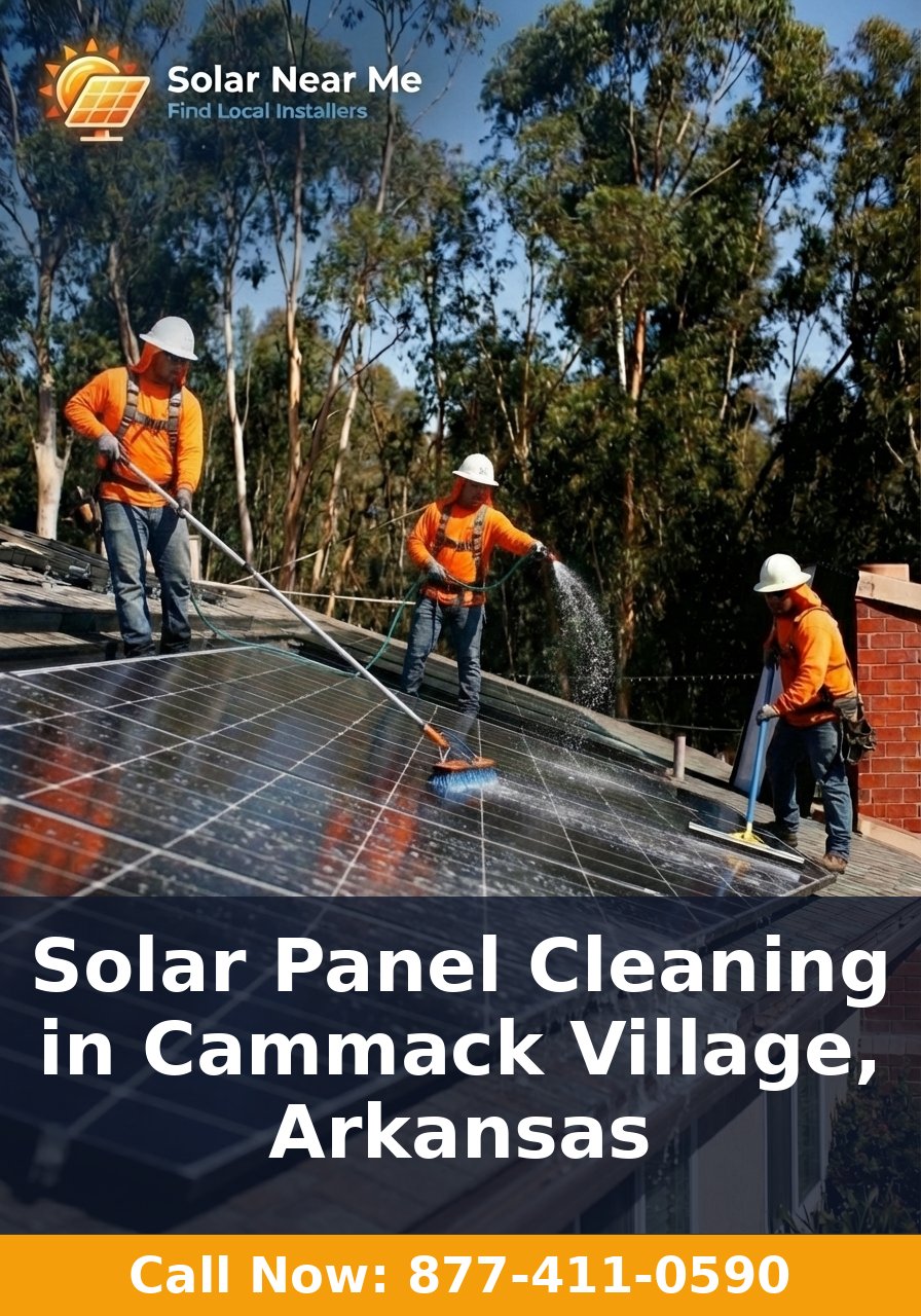 Solar Panel Cleaning in Cammack Village, Arkansas