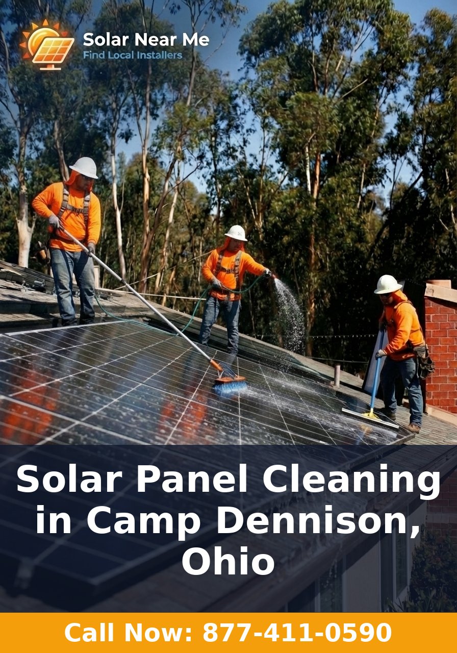 Solar Panel Cleaning in Camp Dennison, Ohio
