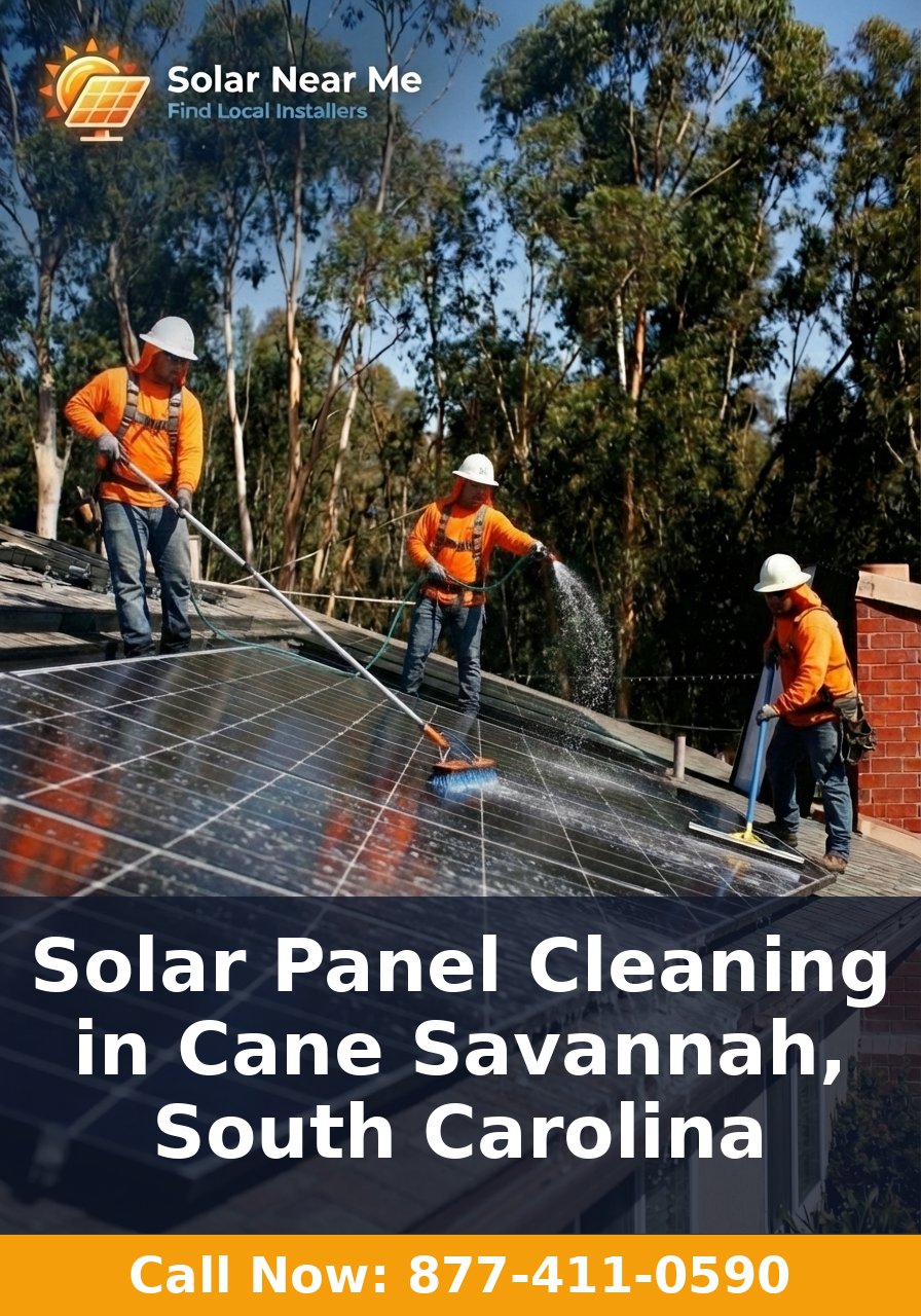 Solar Panel Cleaning in Cane Savannah, South Carolina