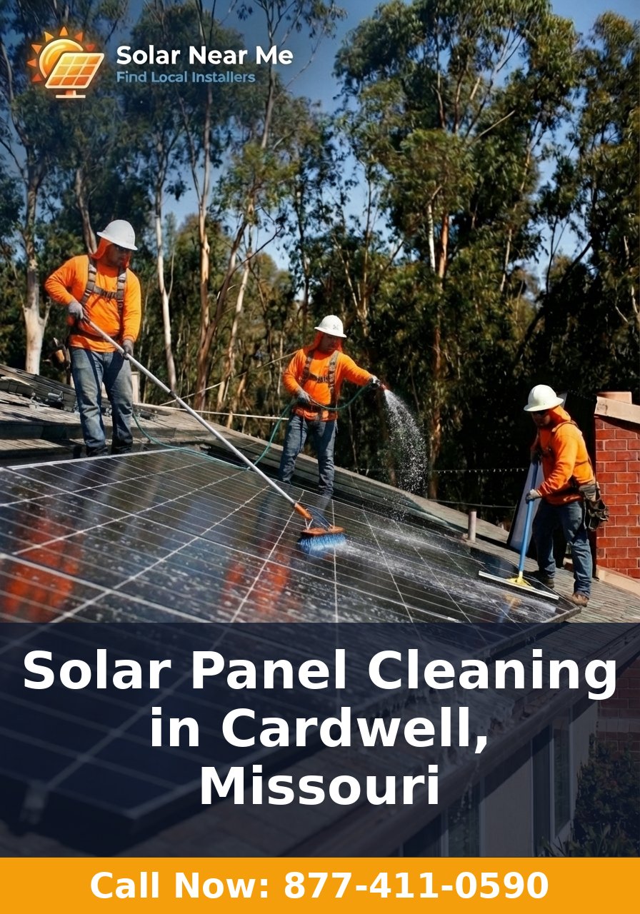 Solar Panel Cleaning in Cardwell, Missouri