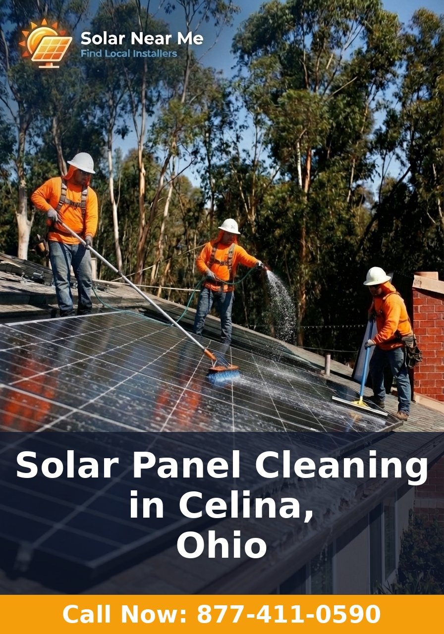 Solar Panel Cleaning in Celina, Ohio
