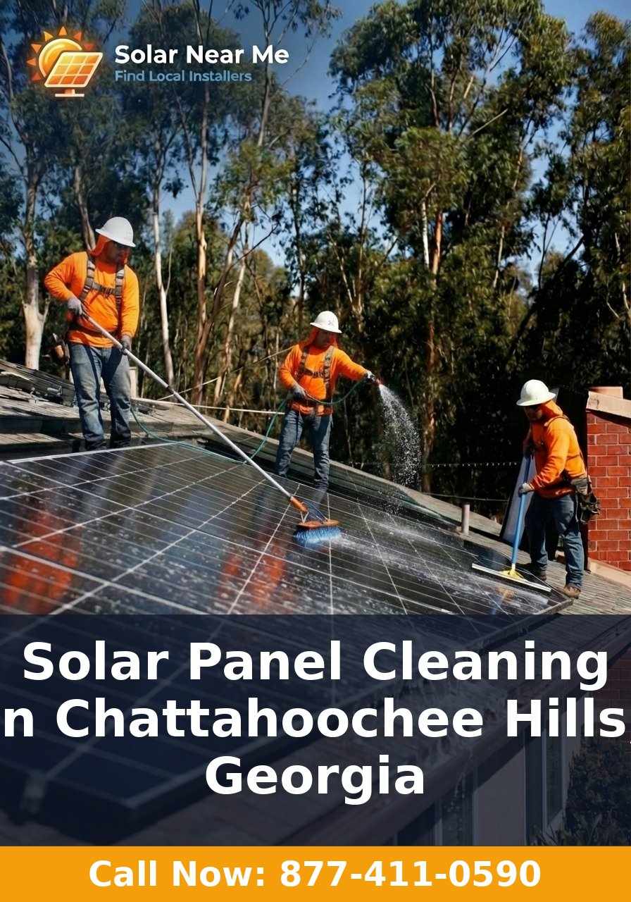 Solar Panel Cleaning in Chattahoochee Hills, Georgia