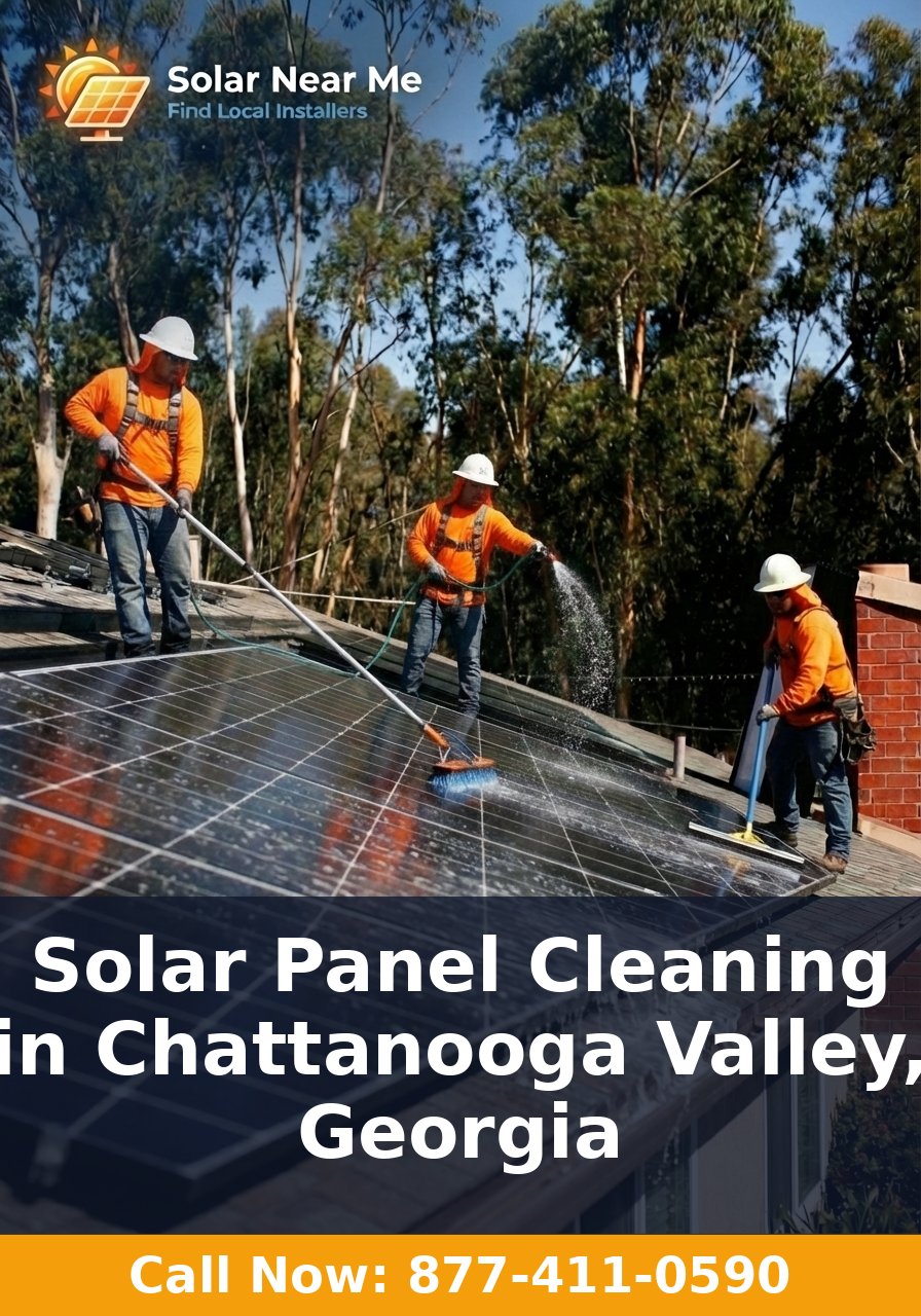 Solar Panel Cleaning in Chattanooga Valley, Georgia