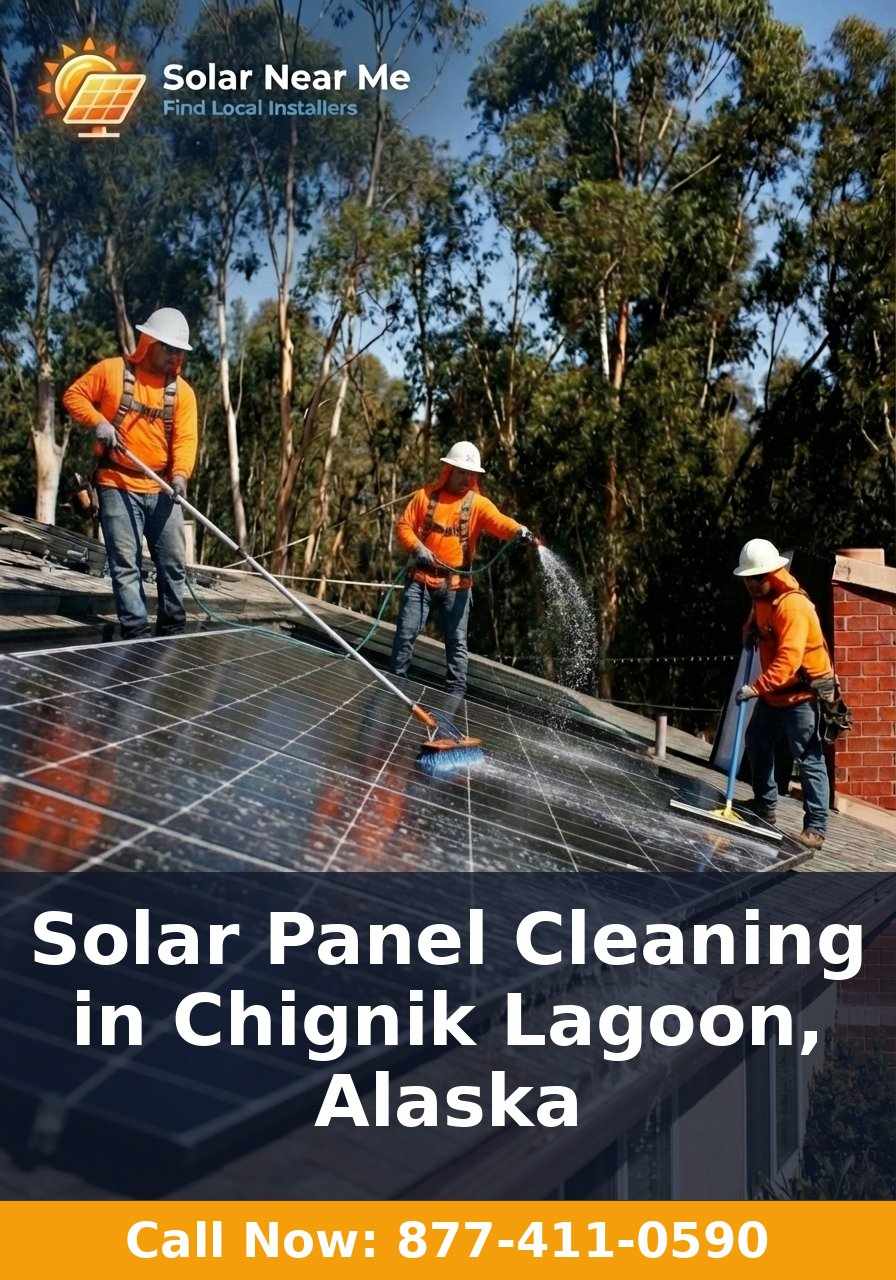 Solar Panel Cleaning in Chignik Lagoon, Alaska