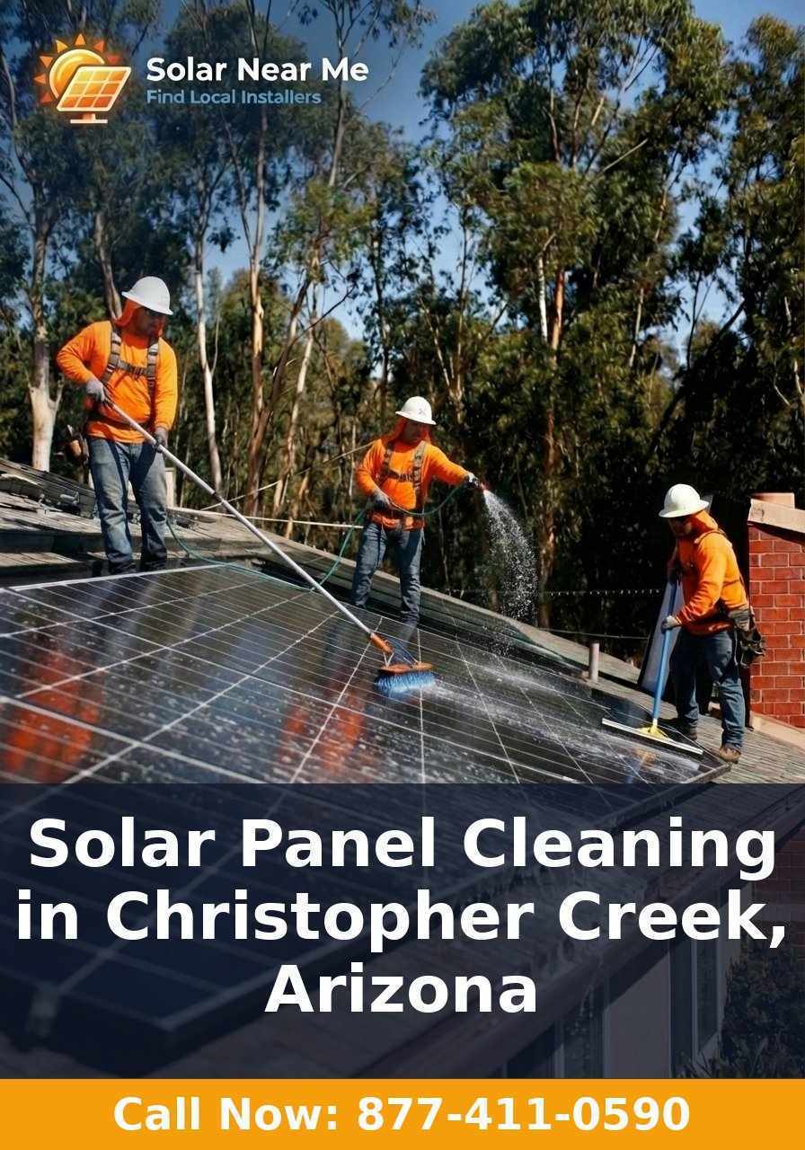 Solar Panel Cleaning in Christopher Creek, Arizona