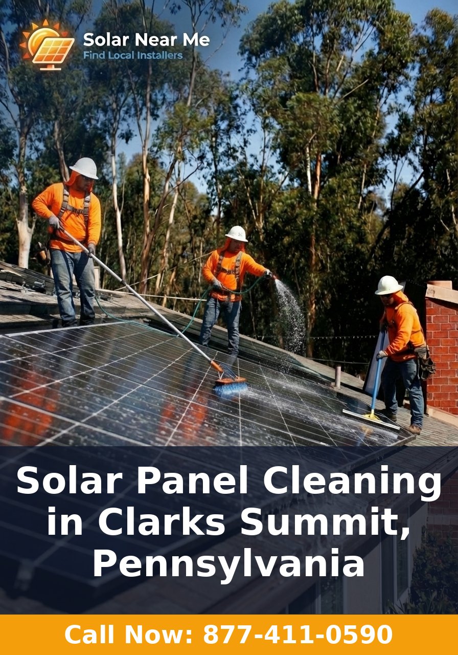Solar Panel Cleaning in Clarks Summit, Pennsylvania
