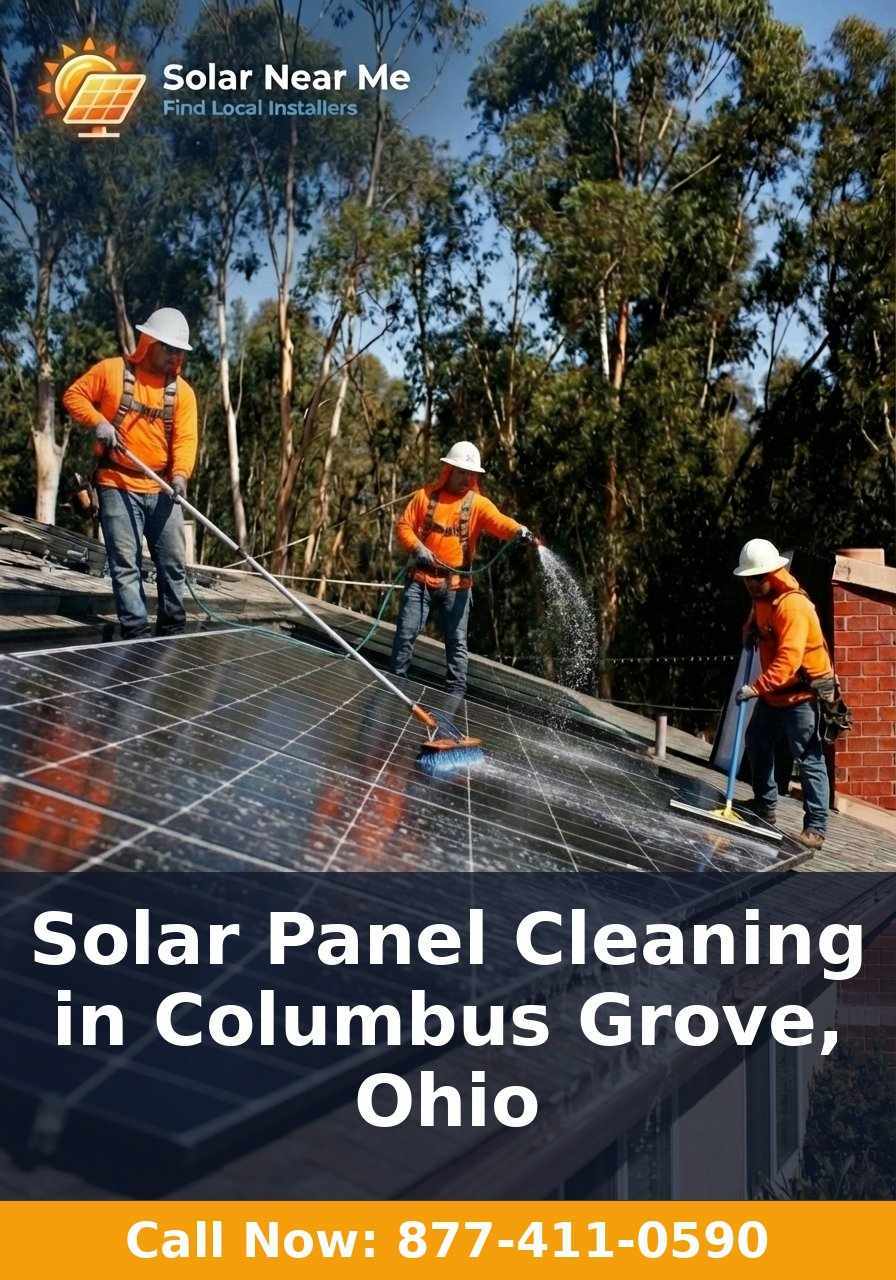 Solar Panel Cleaning in Columbus Grove, Ohio